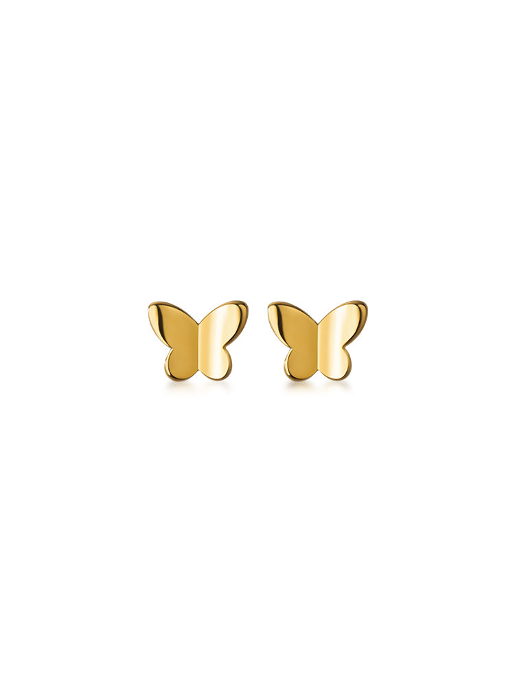 Butterfly Ohrstecker Gold