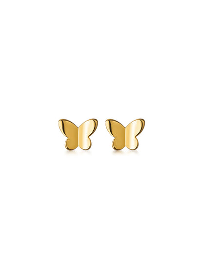 Butterfly Ohrstecker Gold