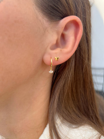 Butterfly Ohrstecker Gold